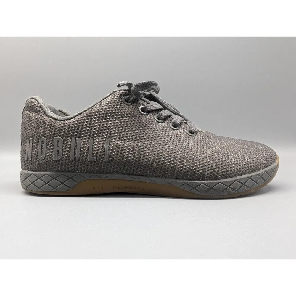NoBull Shoes Athletic Trainers Gray On Gray Women's Size 8.5 Men's Size 7 - Picture 5 of 11